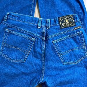 Lucky Brand button fly boot cut jeans.  Size 10 short. Dungarees.  Easy rider.